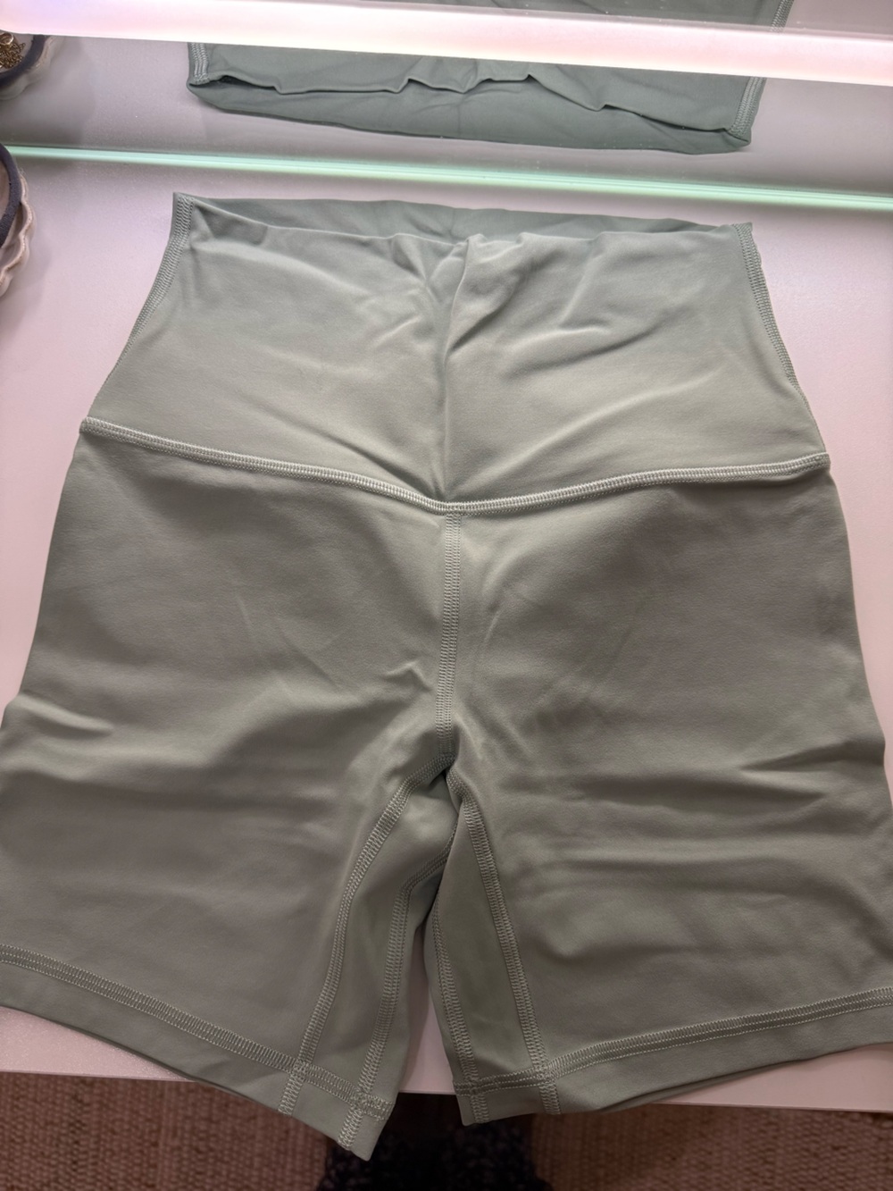 lululemon athletica Sage Green Women's Bike Shorts